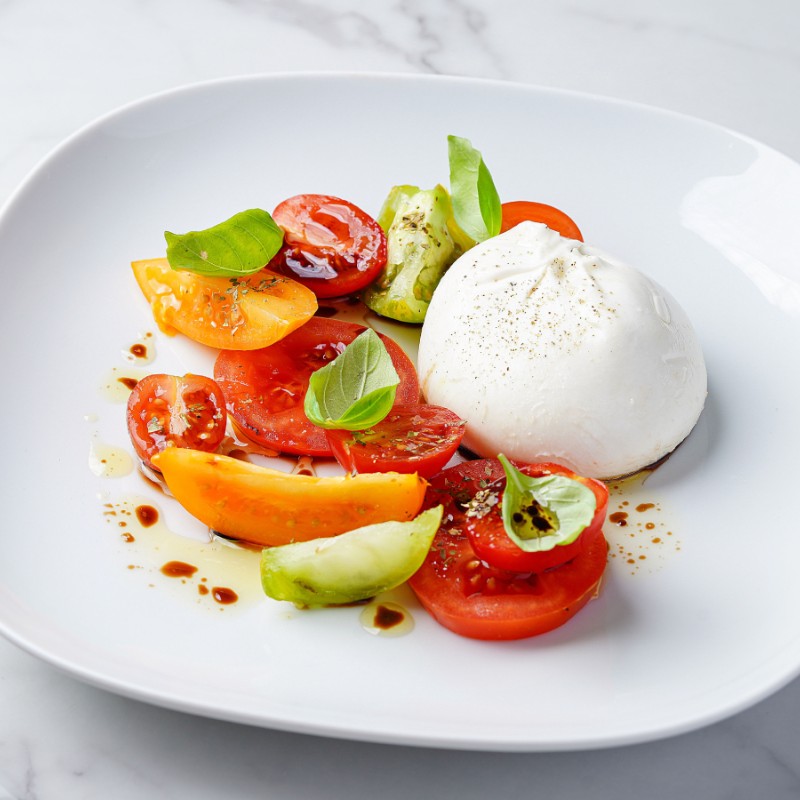 Fresh Burrata in Tomato Salad