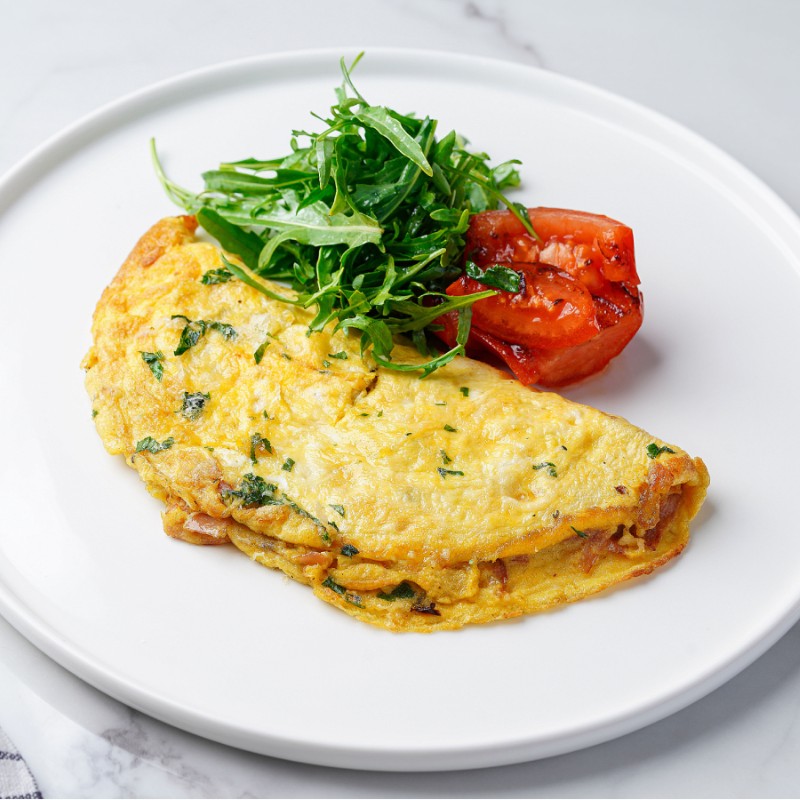 Cheese and Mushroom Omelette