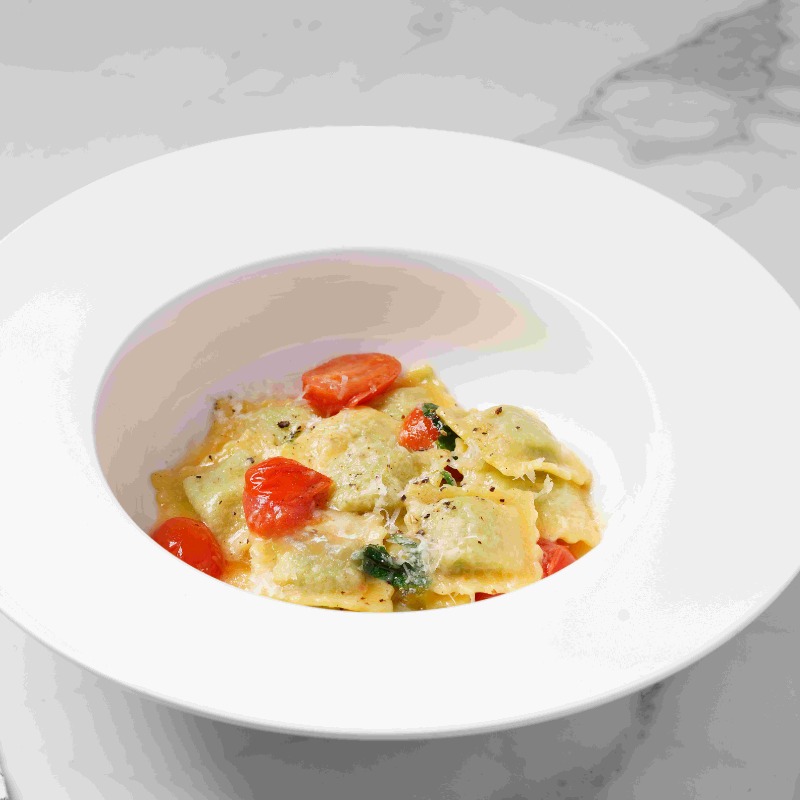 Ravioli with Ricotta and Spinaci