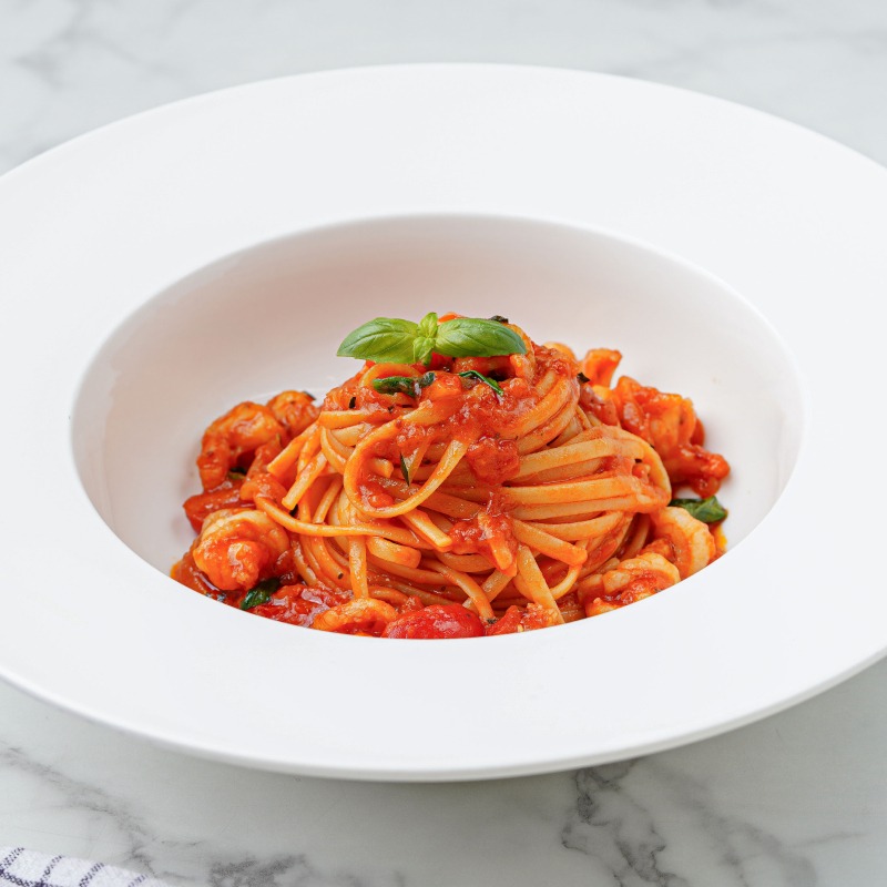 Shrimp Linguine Fra Diavolo (Spicy)