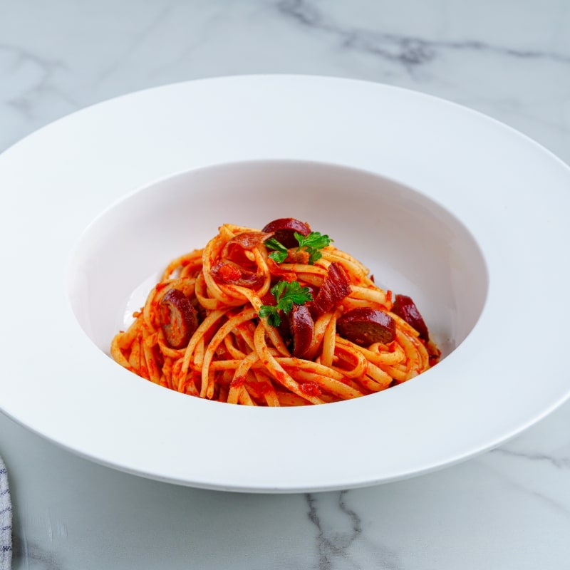 Salsiccia Piccante Linguine (Italian Sausage)